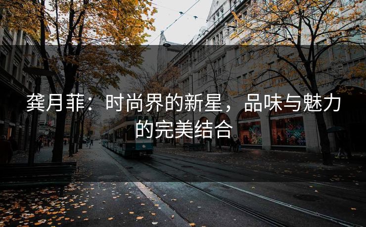 龚月菲：时尚界的新星，品味与魅力的完美结合