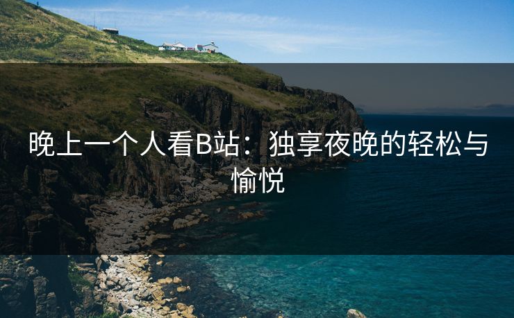 晚上一个人看B站:独享夜晚的轻松与愉悦